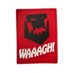 Нашивка PVC/ПВХ с велкро Орк WAAAGH! красный ZL11140516